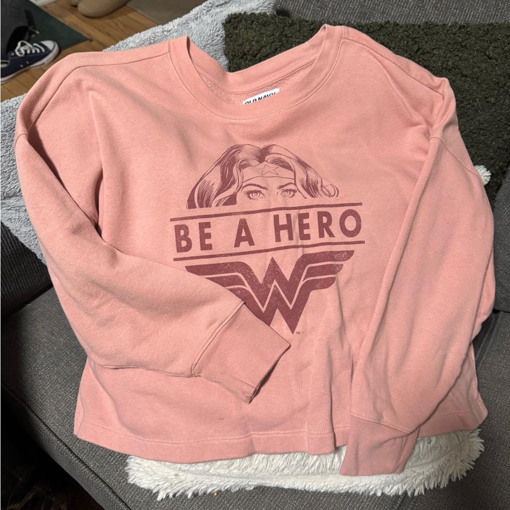 Old Navy Pink Hero Sweatshirt
